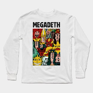 Monsters Party of Megadeth Long Sleeve T-Shirt